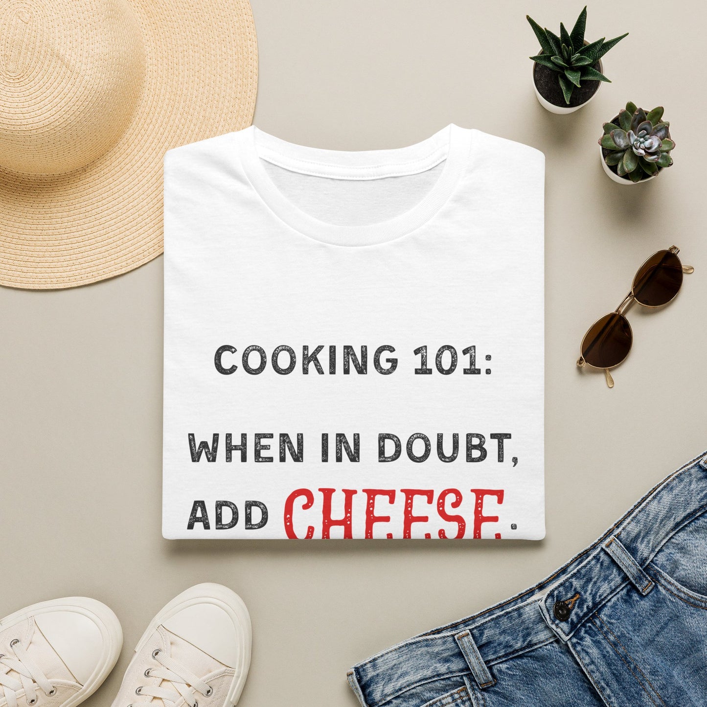 When In Doubt Add Cheese #2 T-Shirt