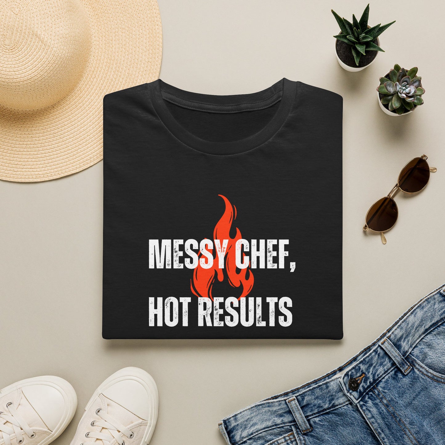 Chef desordenado, resultados excelentes Camiseta