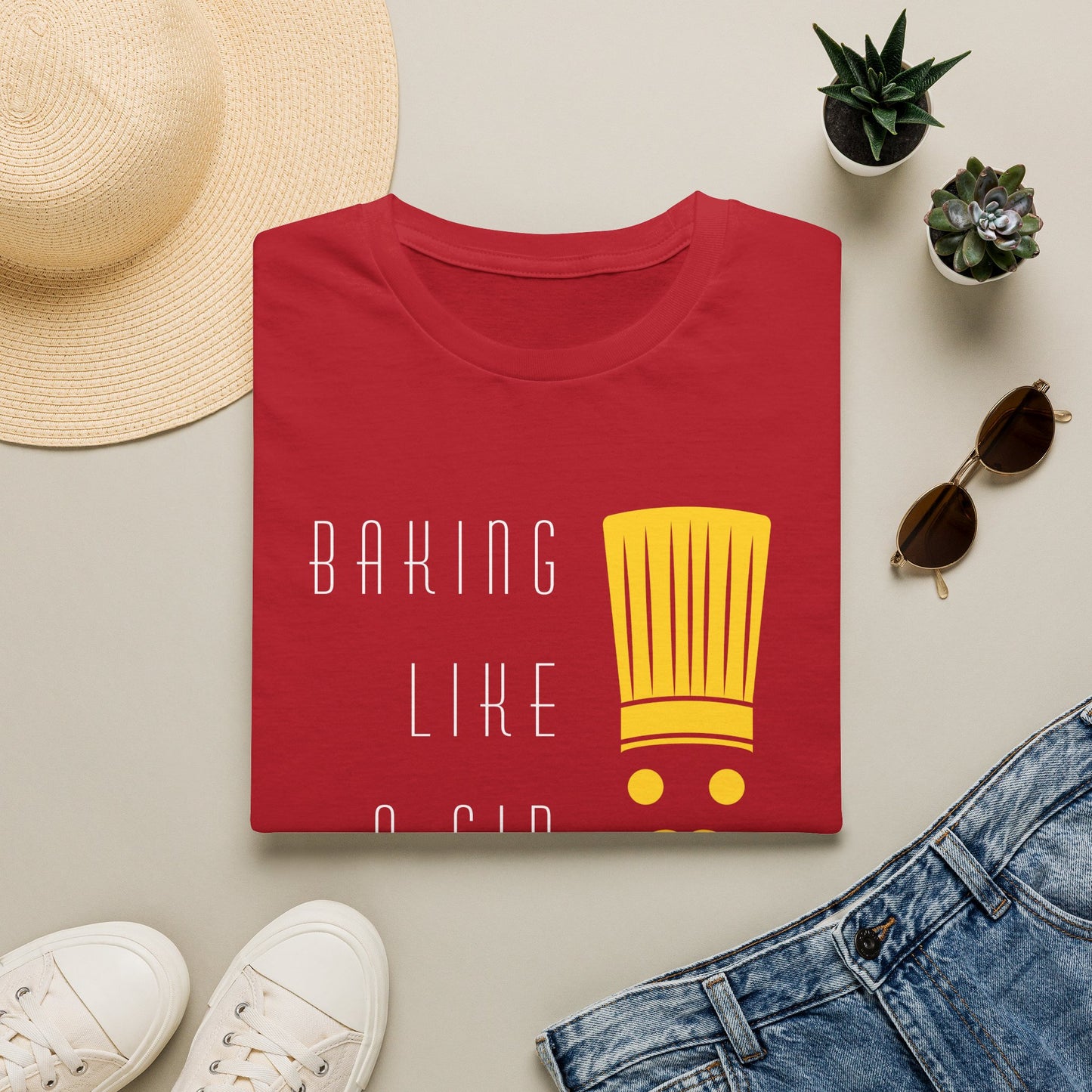 Camiseta "Baking Like A Sir"