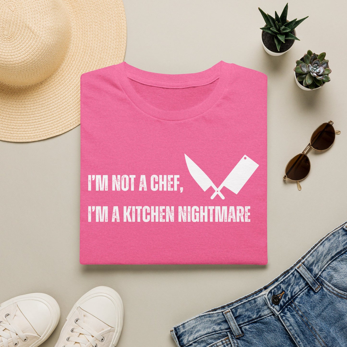 No soy chef, soy una pesadilla en la cocina. Camiseta