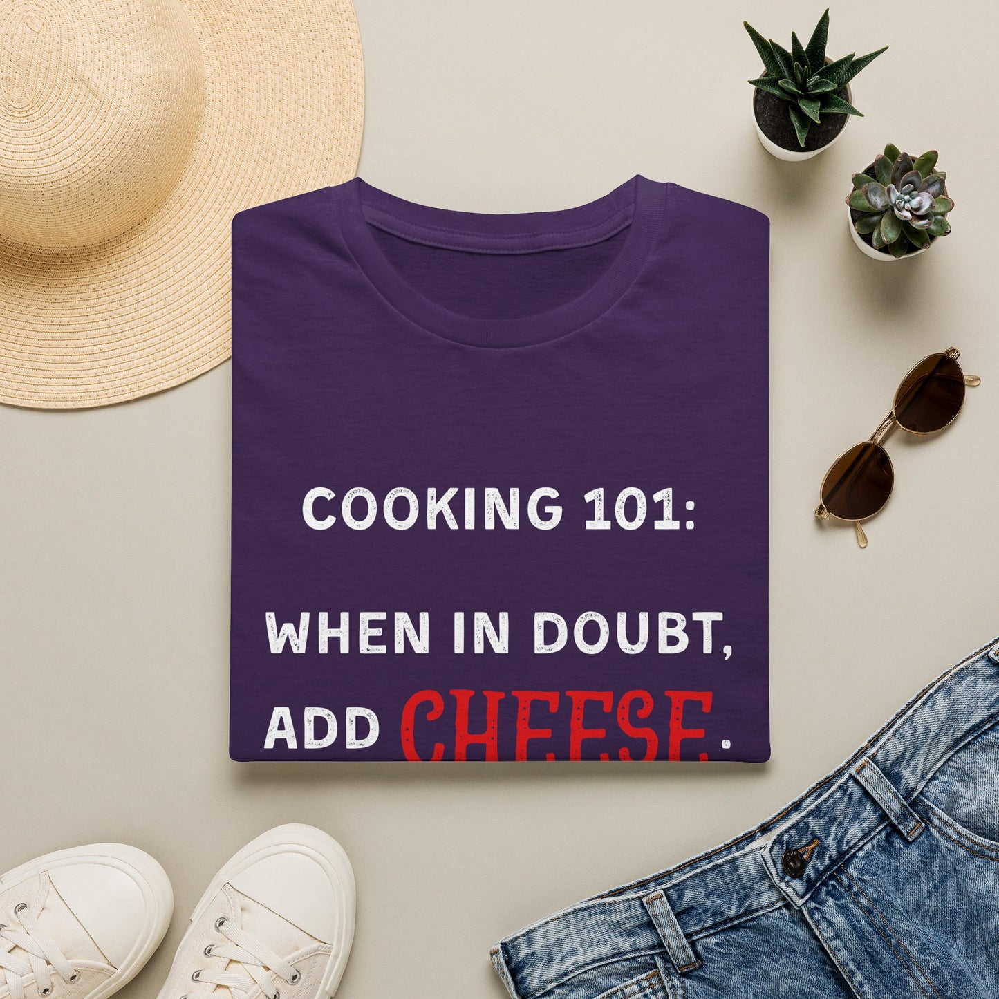 When In Doubt Add Cheese #2 T-Shirt