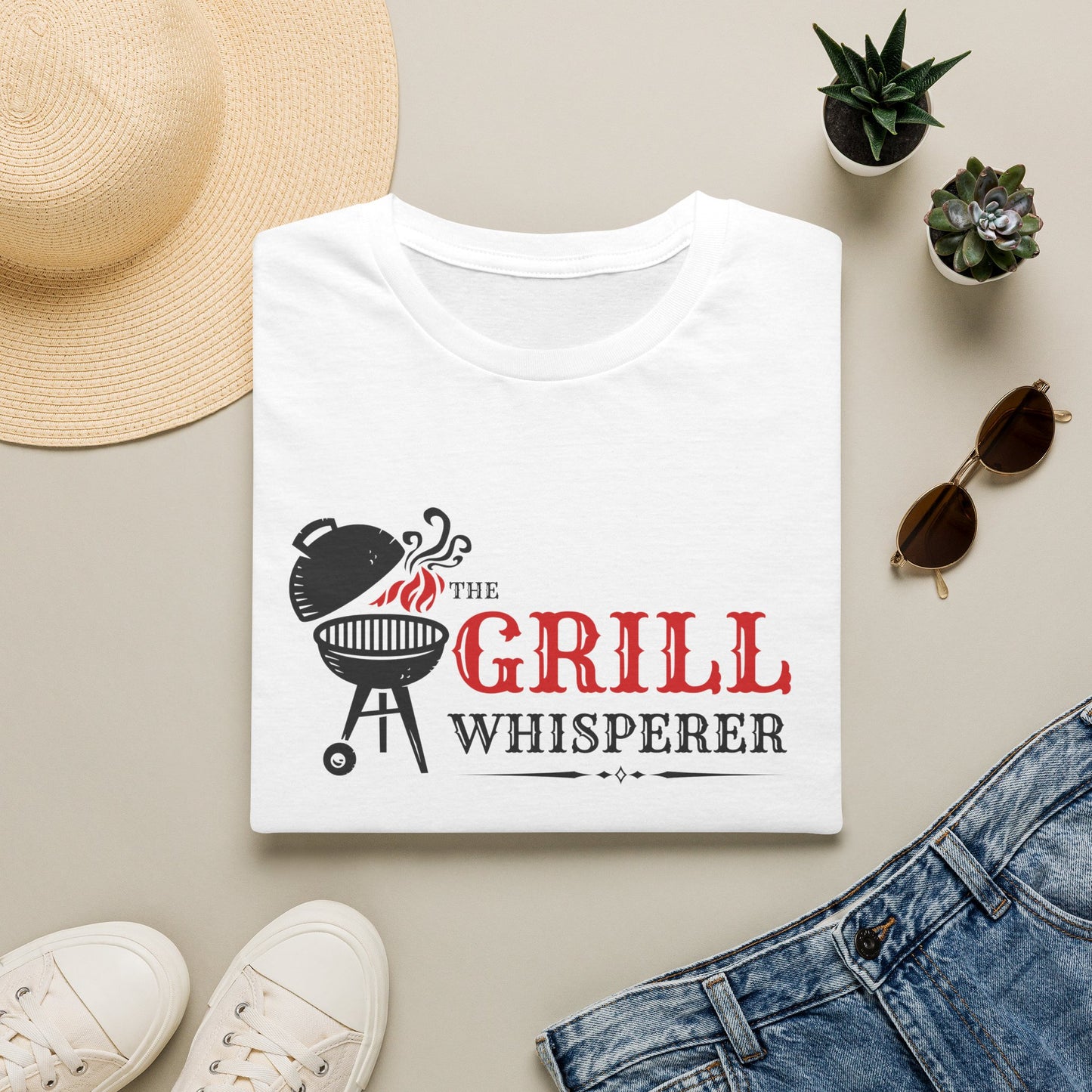 Grill Whisperer T-Shirt — Funny BBQ Chef Gift