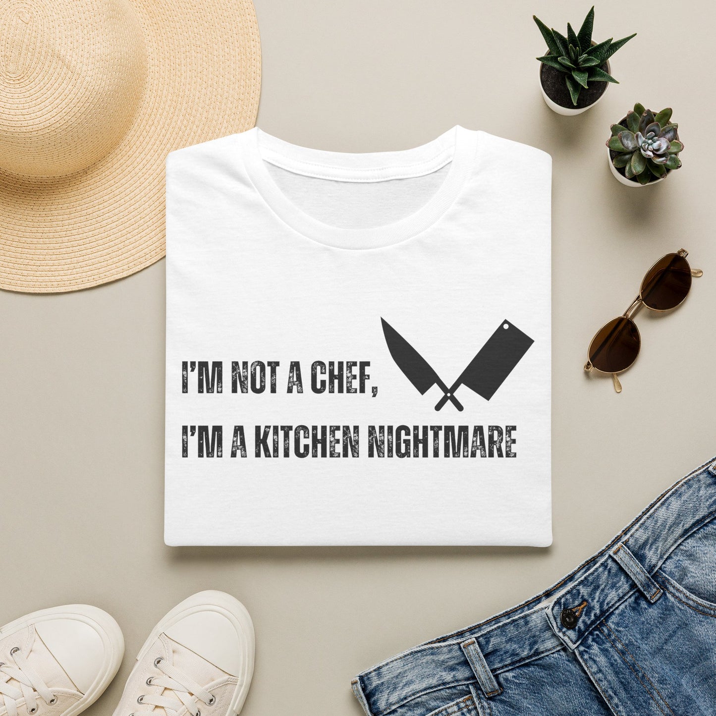 No soy chef, soy una pesadilla en la cocina. Camiseta