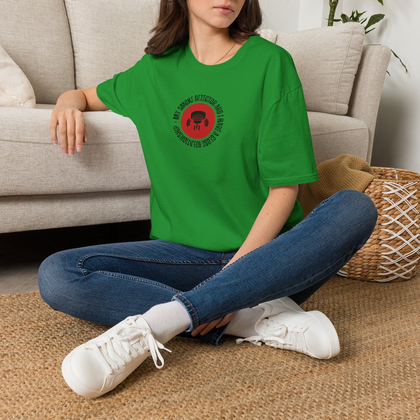 Mi detector de humo y yo tenemos una relación cercana - Camiseta