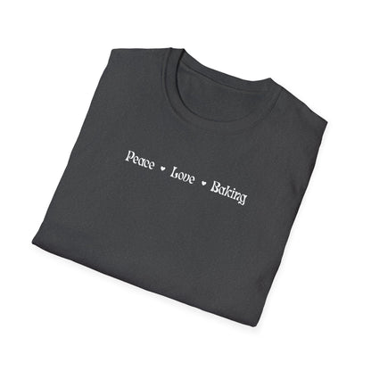 Peace • Love • Baking T‑Shirt