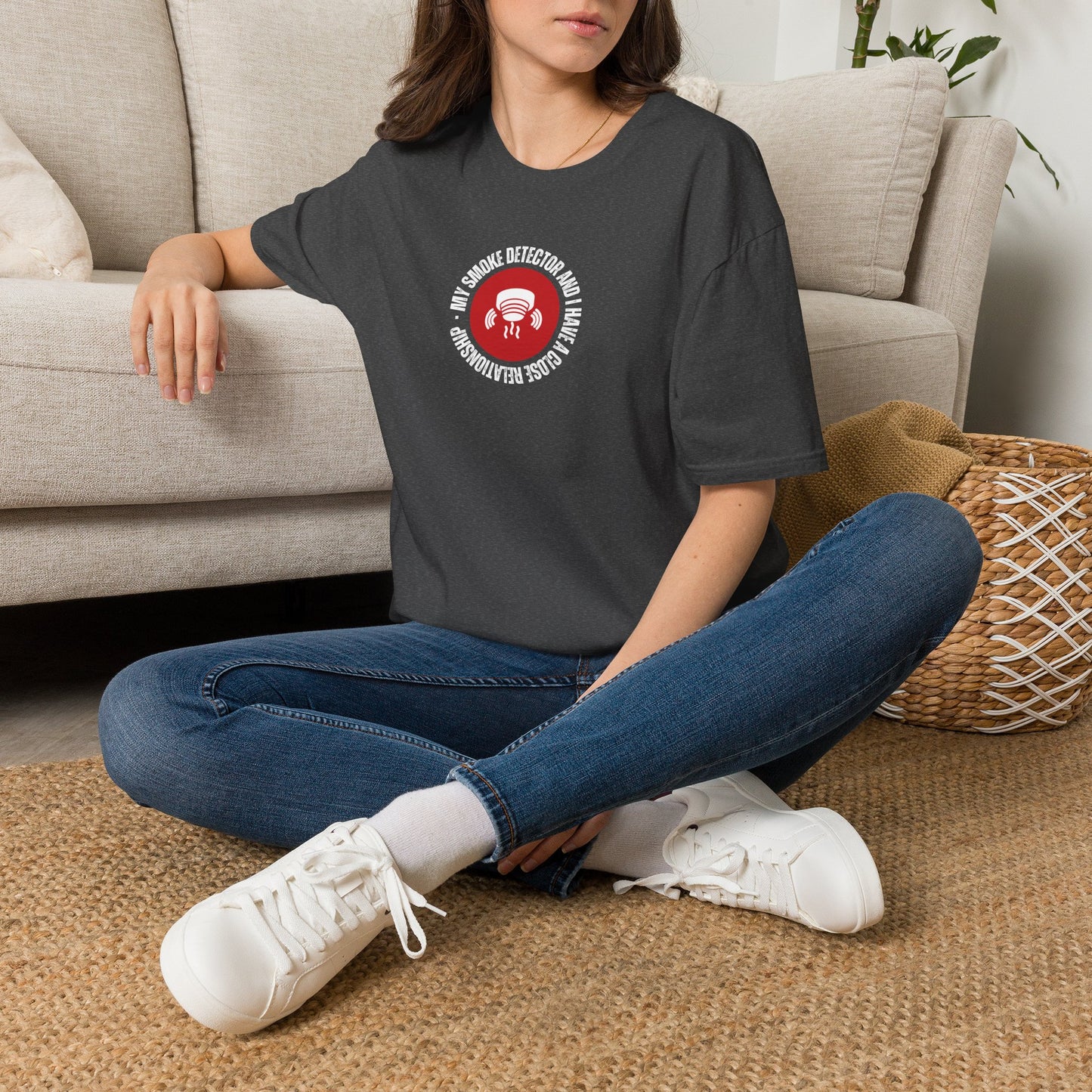 Mi detector de humo y yo tenemos una relación cercana - Camiseta