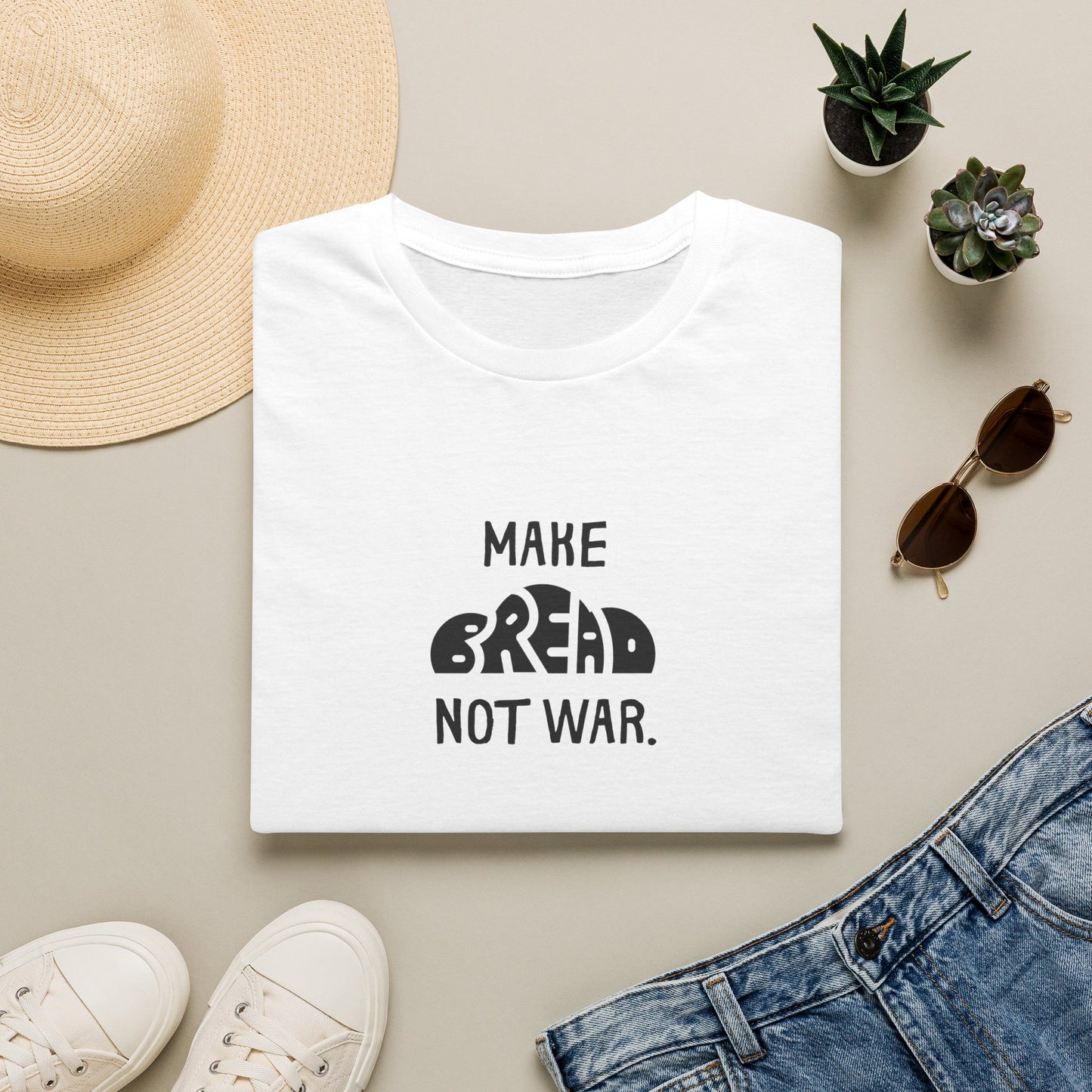 Make Bread Not War T-Shirt
