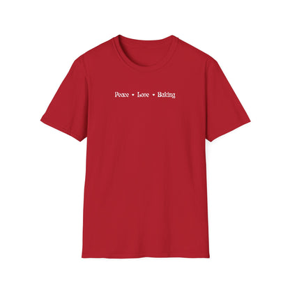Peace • Love • Baking T‑Shirt
