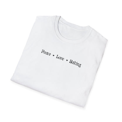 Peace • Love • Baking T‑Shirt