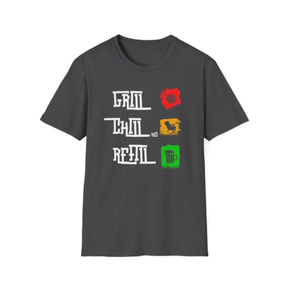 Camiseta Parrillada, Relajo y Más