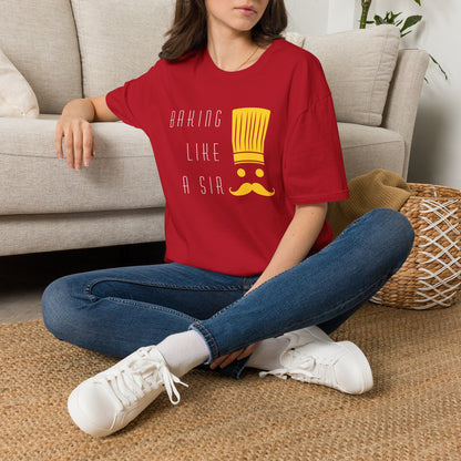 Camiseta "Baking Like A Sir"