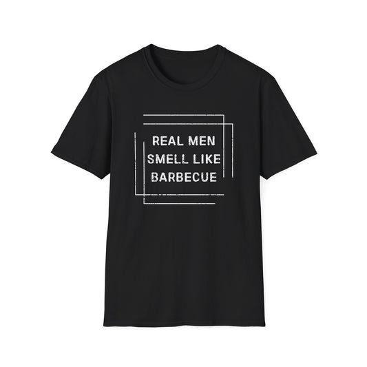 Camiseta "Los hombres de verdad huelen a barbacoa"