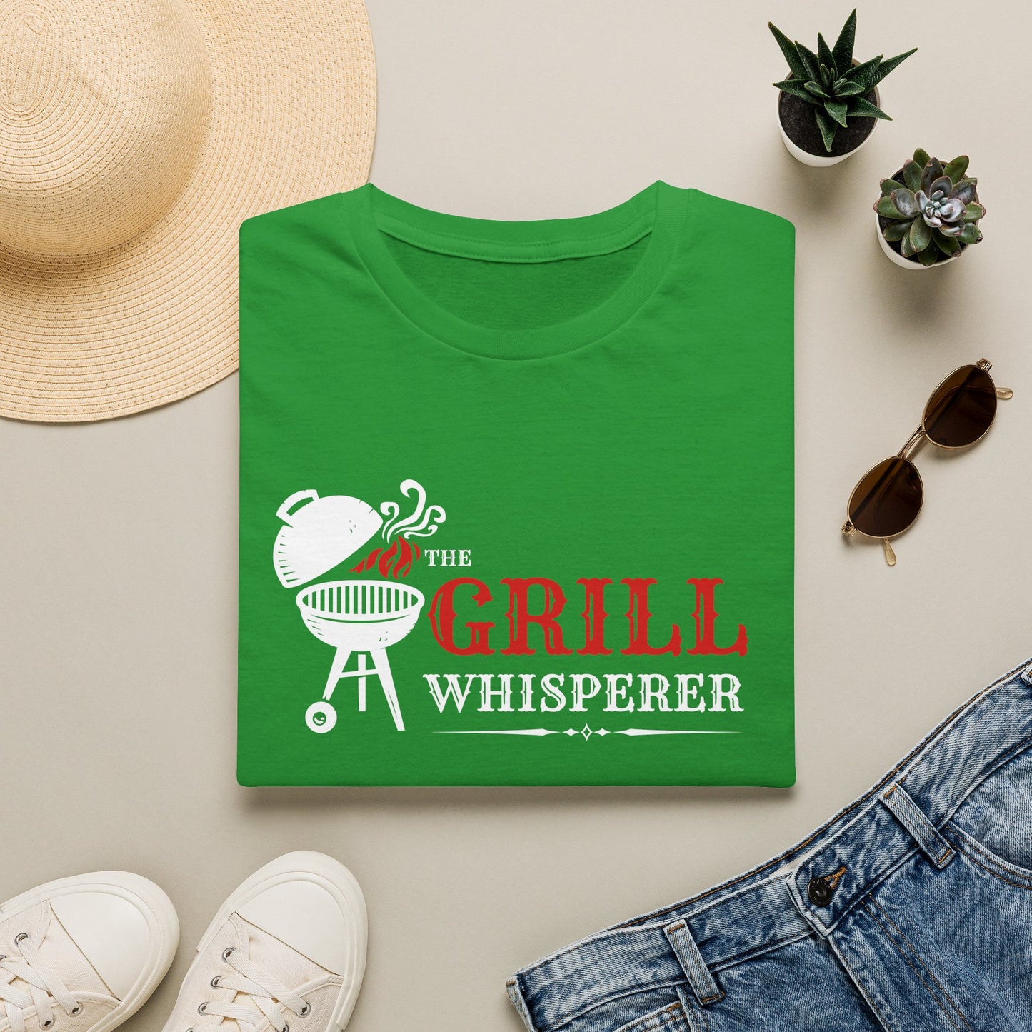 Grill Whisperer T-Shirt — Funny BBQ Chef Gift