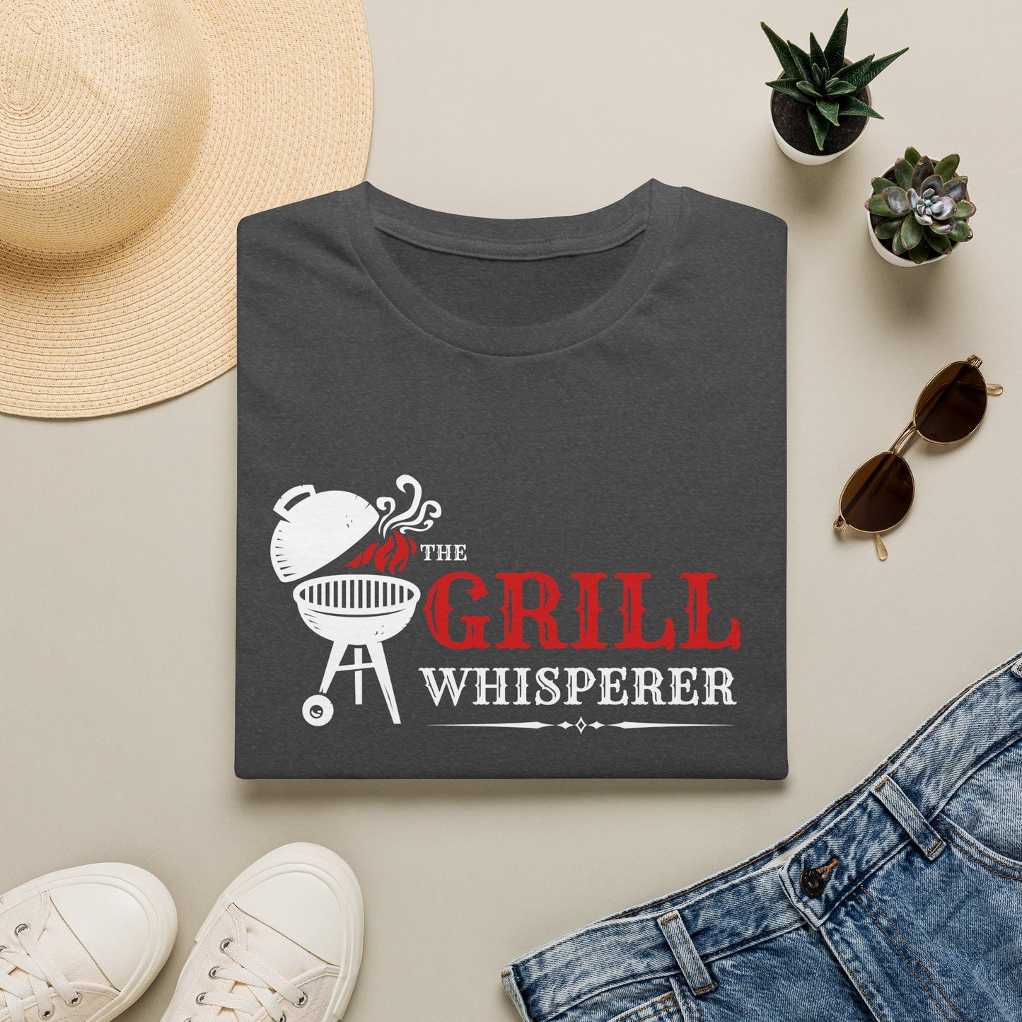 Grill Whisperer T-Shirt — Funny BBQ Chef Gift