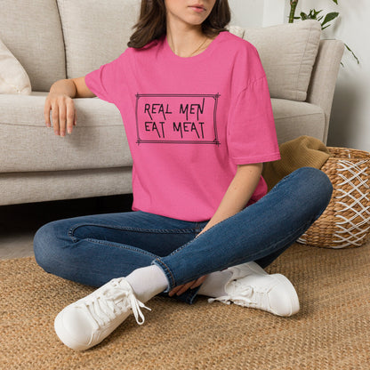Camiseta Hombres de Verdad Comen Carne