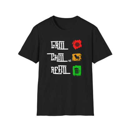 Camiseta Parrillada, Relajo y Más